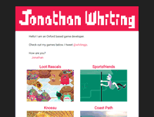 Tablet Screenshot of jonathanwhiting.com